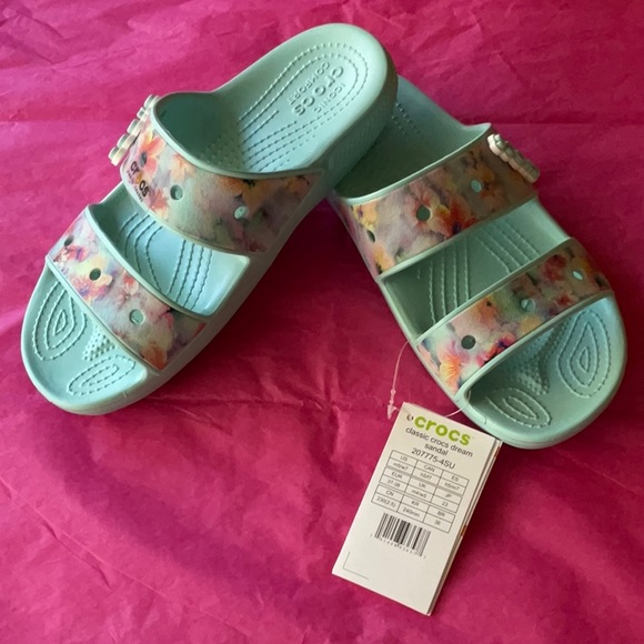 😴💐 CROCS CLASSIC DREAM SANDALS 💐😴 NWT 😴💐 - Picture 12 of 16